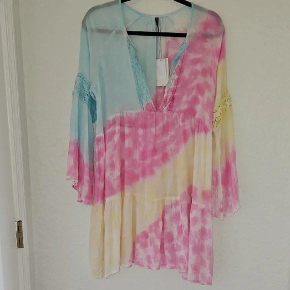 Tie-Dye Dress/Beach Cover-up - Picture 8 of 17